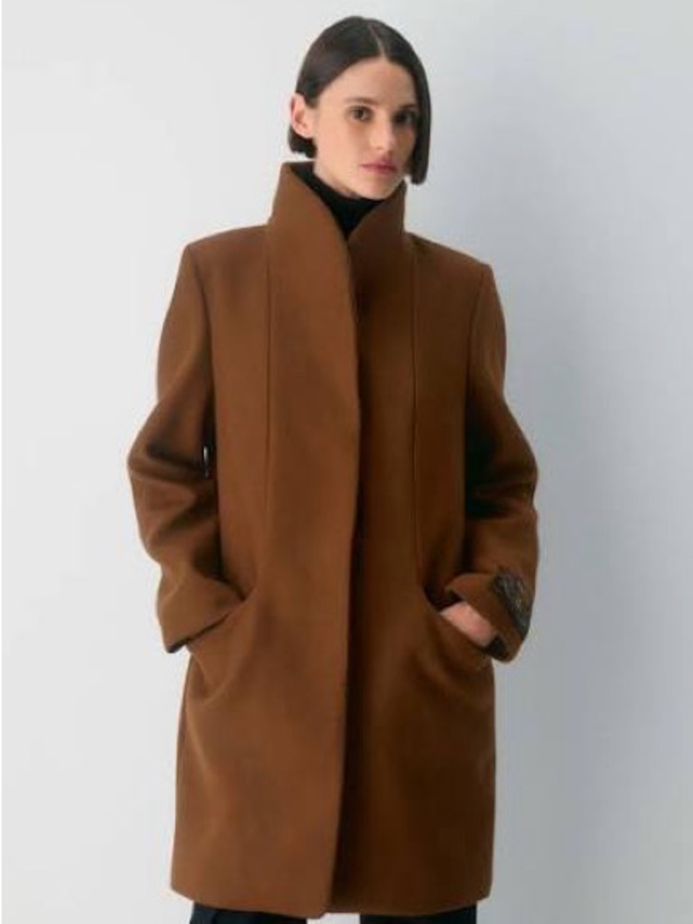 Wilfred cocoon wool/cashmere coat xs